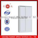 Stainless Vertical KD Steel Double Sliding Door Office Filing Cabinet