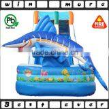 Big Fish Attack Outdoor Sports Equipment Air Trampoline Prices, Adult and Baby Inflatable Used Water Slide for Sale thumbnail-3