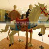 Fiberglass Horse Shopping Mall Decoration / Amusement Park thumbnail-1