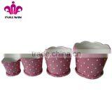 Ceramic Garden Flower Planter Pots With Dot Printing thumbnail-1