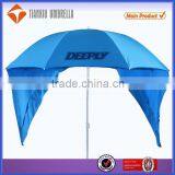 2014 New Design Fashionable Sunscreen UV Protection Tent Beach Umbrellas With Purdah thumbnail-1