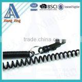 Elastic Spring Coiled Plastic Key Chain Key Ring Spiral Strap Stretchy Lanyard thumbnail-2