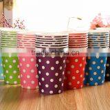 Macaron Dots Juice Paper Cup Supplies