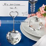 "Choice Crystal Collection" Heart Design Place Card Holders