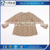 Baby Doll Collar Printing Raglan Kids Girls Shirt thumbnail-5