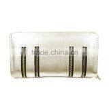 2015 New Fashion Unique Design Ladies Double Zipper pu Handbag thumbnail-5