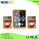Wooden Computer 2.1 Home Theatre Sound Speaker System WHM-2088