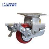 Chinese Factory Supply Spring Shock Absorption Caster Wheel for Energy Mineral Equipment thumbnail-3