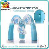 New Design M Shape Usb Mini Battery Charger Electric Table Fan Toys for Kids thumbnail-3