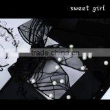 Fashion Girls Korean Classical Stripe Bow Elastic Hair Band/Hair Ties/Hair Rope-f62 thumbnail-4