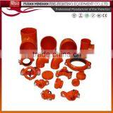 Cast Iron Outlet Fire Protective Pipe Fitting