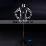2015 lower price transparent mannequin for half body