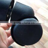 Mid Back Black Leather Home Office Furniture Meeting Chairs Office With no Wheels thumbnail-6