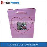 Pink Heart Paper Gift Shopping Bag thumbnail-1