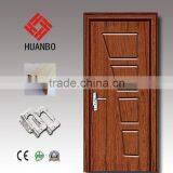 Latest design mdf pvc wood carved emboss door for room