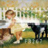 6 x 6 Meters Hand Painted Scenery Studio Background For Children thumbnail-2