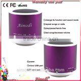 Portable Wireless Usb Speaker Bluetooth With Led Light
