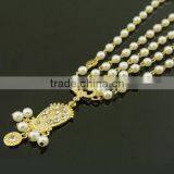 Christmas Gift Alloy Chain,acrylic Beads Indian Hair Jewelry,head Accessory thumbnail-6