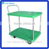 150kg Cheap plastic deck flat bed platform trolley LH150-T2
