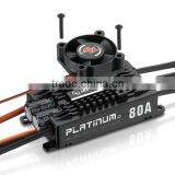Hobbywing RC Aircraft System Platinum 60A V4 Brushless ESC Higher Driving Efficiency Longer Flight Time Lower ESC Temperature thumbnail-5