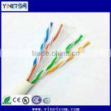 100% Pure Copper Conductor 23AWG CAT6 LAN Network Cable Communication Wires Factory