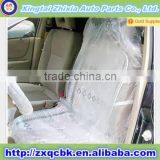 White Color LDPE Disposable Car Seat Covers thumbnail-1