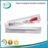 Hot New Products for 2016 / 4 Sides Paper Wrapped Wooden Toothpick for Hotel and Airline thumbnail-5