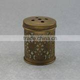 Wholesale Hot Sale Golden Metal Flower Fragrance Lamps Aroma Oil Burner Incense Burner Metal Electric Warmer Candle Warmer thumbnail-2