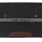New Arrival Leather Felted Port Computer Bag for Mac thumbnail-1