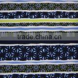 Latest Design Stripes Printing Digital Printed Spandex Fabric