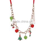 New fashion tree pendant drop mould with alloy kids 2016 Christmas necklace