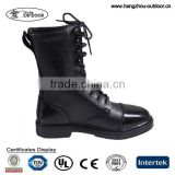 2015 Wholesale Black Leather Military Police Boots