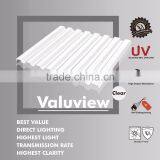 Clear Polycarbonate PC Corrugated GRECA Wall and Roofing Sheet (Valuview GRECA) thumbnail-1