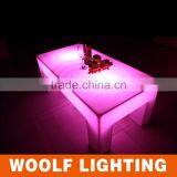 Domestic Fashionable Glowing LED Squre Dinner Table LED Square Furniture thumbnail-1