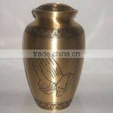 Brass Urn | Cremation Urn | Metal Urn | Funeral Urn | Ash Urn thumbnail-5