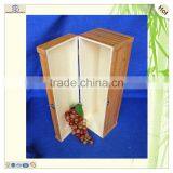 Высококачественные деревянные винные коробки из бамбука с одним петлевым замком thumbnail-4