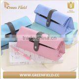 2017 Color Pencil Case PU Leather School Pencil Bag for Girl Stationery School Supplies thumbnail-1