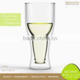 Microwave Dishwasher Oven Safe Double Wall New Glass Cup Beer thumbnail-6