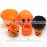 Plastic Halloween Pumpkin Props Led Light up Halloween Buckets thumbnail-1
