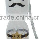 Custom Logo Cute Design BPA Free Drink Bottle Food Grade Plastic Water Bottle thumbnail-1