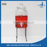 3L Commercial Cold Drink Glassware Dispenser With Metal Stand thumbnail-1