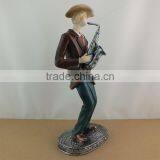 Guo hao 2015 hot sale wholesale resin musician figurines , custom musician statues