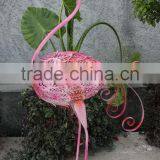 Animal ornaments metal crane