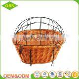 Wholesale Bike Wicker Basket Front Pet Bicycle Basket for Dogs thumbnail-4