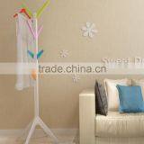 2016 New Design MDF Wood Tree Clothes Display Rack Clothes and Hat Hanger Stand DIY Clothes Hanging Hook thumbnail-4