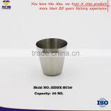 OEM Metal Tequila Shot Glasses Without Round Rim thumbnail-1