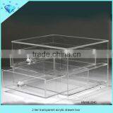 Customize 3 Layer Clear Acrylic Drawer Boxes Waterproof thumbnail-3