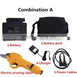 Wholesale Portable Battery Pruning Shears With High Carbon Steel Blade thumbnail-3