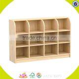 Wholesale Household Design Wooden Toys Storage Shelf for Kids With 5 Plastic Bins 2 Tier Wooden Toys Storage Organizer W08C033 thumbnail-6