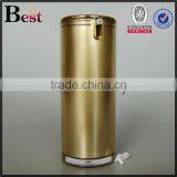50 ml Gold Acrylic Cylinder Container Bottle for Cosmetic thumbnail-2